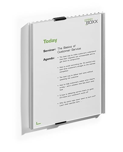 Durable Info Sign En Oferta Durable 480623 Identificador De Puerta A4 (Info Sign, 210 X 297 Mm) Plata Metálica