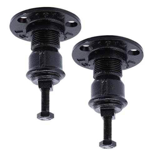 Soporte de pasamanos de hierro negro resistente para barandilla fija 2