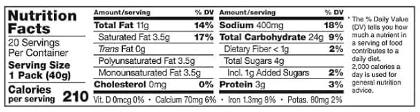 Lance ToastChee Cheddar Cheese Sandwich Crackers, 1.41 oz, 40 pack