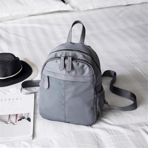 Rucksack Daypack Women Casual Cloth Backpack Travel Bag(Gray,Medium)3