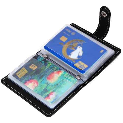 Slim Credit Card Wallet Minimalist Black Front Pocket Wallet Holder Portable Slim Pocket Wallet for Women Men Cash ID Card Business Card Case2