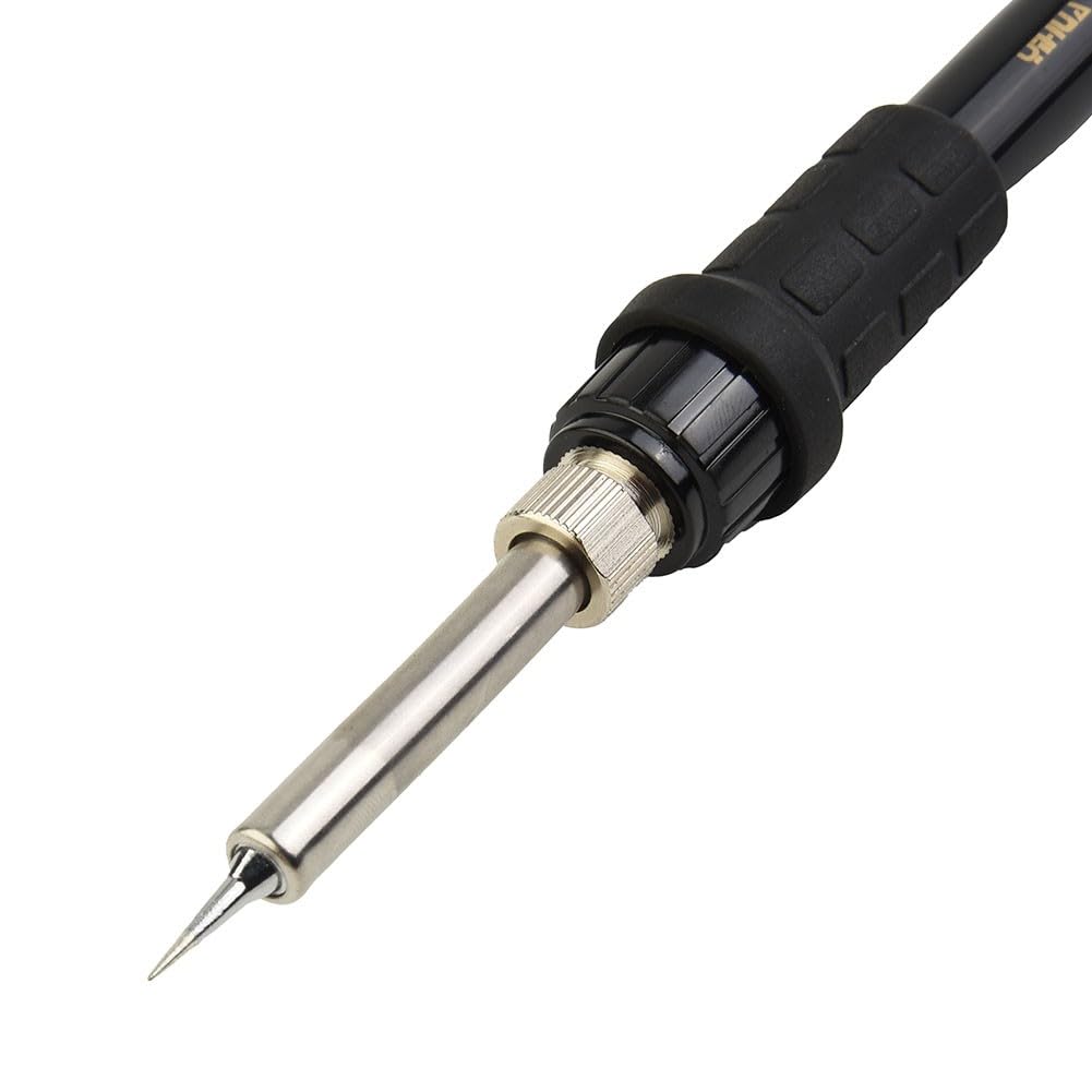 Produktbild von Ersatz-Lötkolbengriff 50W – Kompatibel Mit Lötstationen 936, 936A, 937D, 852, 852D – Hochtemperaturbeständig, Inkl. Silikonkabel