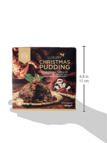 Matthew Walker Traditioneller britischer Luxus Weihnachtspudding 907g (Luxury Christmas Pudding)