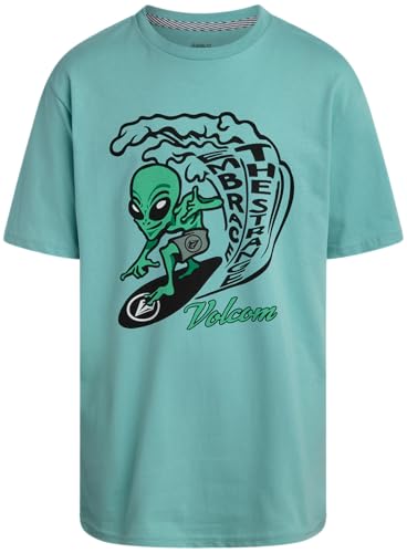 Volcom 青 Tシャツ コットン　ビンテージ　L Volcom 青 Tシャツ コットン ビンテージ L VOLCOM MENS