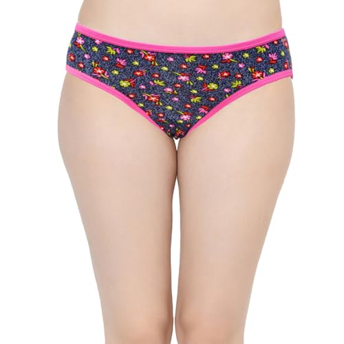 Image of Groversons Paris Beauty Cotton Rich Panty for Women - Pack of 3 | Everyday Comfort | Soft & Breathable