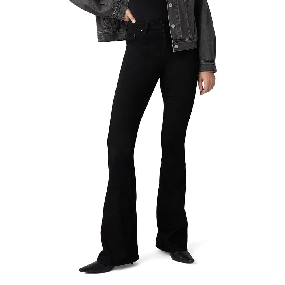 Levi's Women's 726 High Rise Flare Jeans, (New) Soft Black, 29 Regular