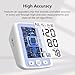Automatic Upper Arm Blood Pressure Monitor for Home Use, Digital BP Machine with 9-17 inch Large BP Cuff, 2 User Mode, 2X500 Sets Memories,Purple