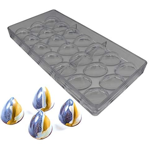 Molde de policarbonato para chocolate Mountain Candy Mold Hill Cover