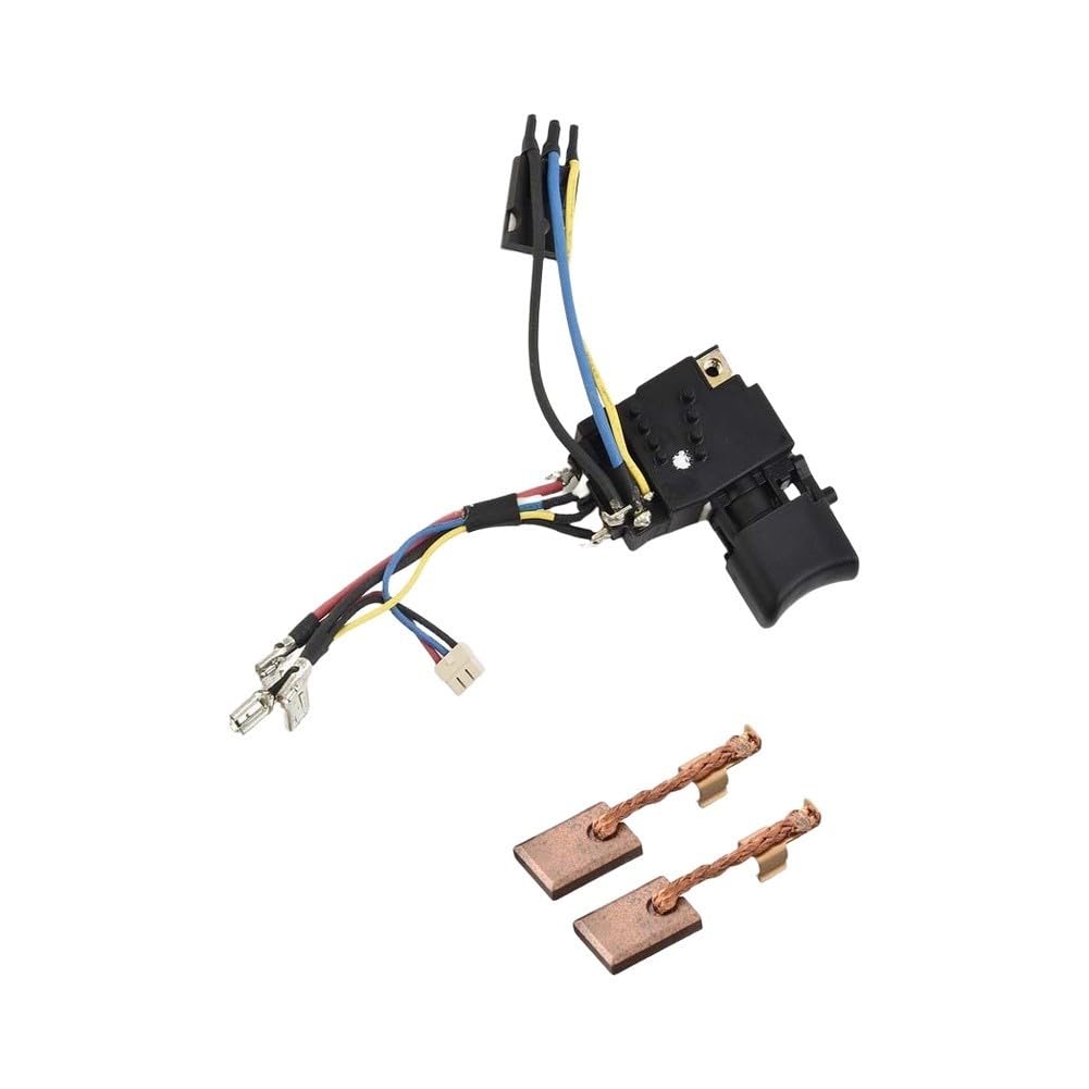 6507244 Interruttore e 2pcs CB440 kit spazzole di carbone per DHP458 per trapano a percussione