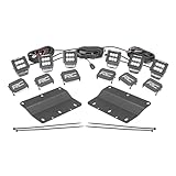 Rough Country Triple 2' Fog Light Kit for Ford Bronco 4WD (2021-2024) - (3) 2-in LED Cube Lights, Spot/Flood Beam