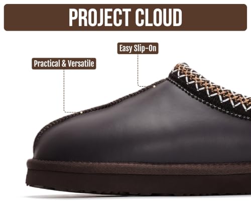 Image of Project Cloud 100% Genuine Leather Shearling Slippers for Women (Nerita)