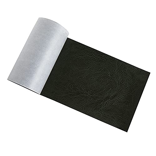 Image of Leather Repair Tape kit Patch Heavy Duty, Retro Blackish Green 4x60 inch Self-Adhesive for Sofas, Couches,Car Seats,Handbags,Furniture,Drivers Seat,Jackets,First Aid Vinyl Repair kit Multiple Colors
