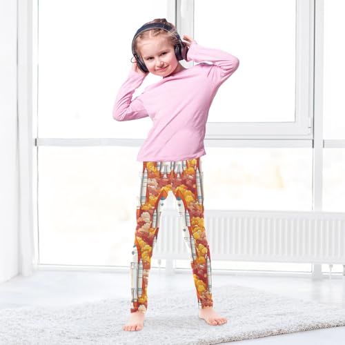 ZZKKO Girls Leggings Missiles Toddler Girls Clothes Leggings for Girls Toddler Girls Leggings 3-4T4