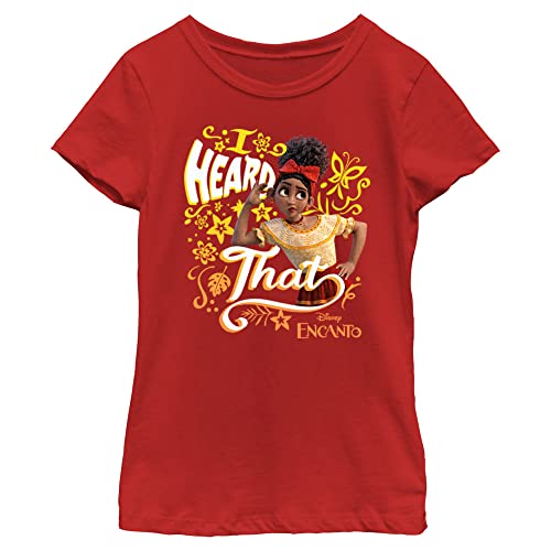 Image of Disney Girls' Encanto Delores Heard Girls Short Sleeve Tee Shirt