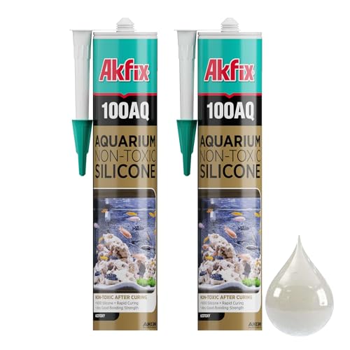 Akfix 100AQ Aquarium Sealant Clear 2-Pack