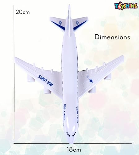 Image of Toyshine Kids Play Vehicles Pull Back Airplane Toys for 3 4 5 6 Year Old Boys Girls-Multicolor