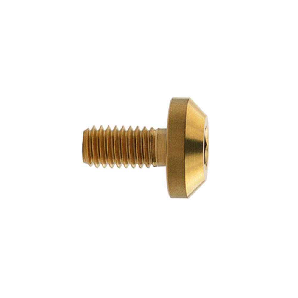 4 Boulons Titane M6x20mm – Ton Or – Universel Vélo/moto – Neuf