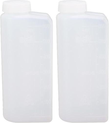Hztyyier 2 unids 600ML 2 tiempos aceite gasolina dos tiempos motor aceite cortacésped accesorios combustible mezcla botella para motosierra plancha