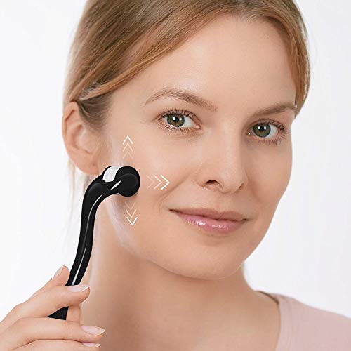 DRS BLACK Body Dermaroller con 400 aghi a punta