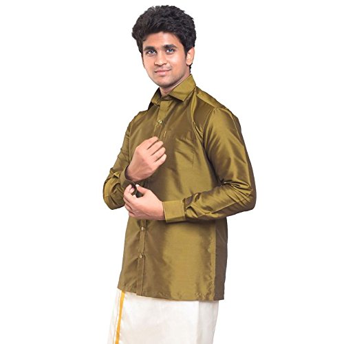Image of THANGAMAGAN Men's Regular Fit Shirt