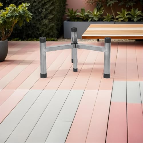 Support de feu de camp stable avec base antidérapante pour cuisson extérieure - 7