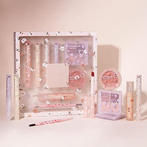 Makeup Kit for Women 8 Pieces Makeup Sets, 4 Color Lipsticks& Eyeshadow, Eyebrow Pencil, Concealer, Blush Palette 8Pcs Gift Box Makeup Bundle Value Set - Thumbnail 7