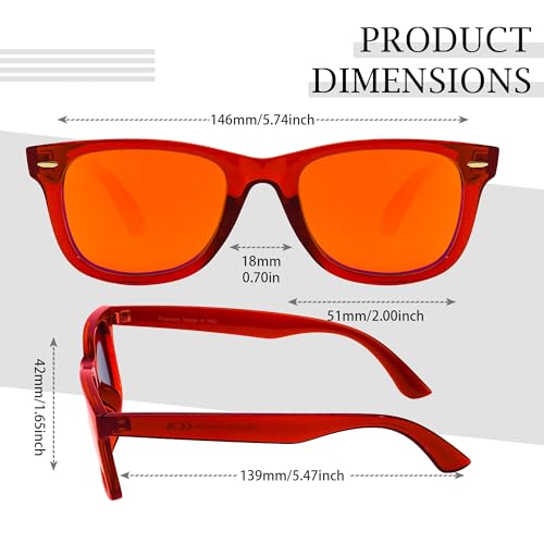 Image of SIPHEW Polarized Sunglasses for Women & Men - UV400 Mirrored Eyewear