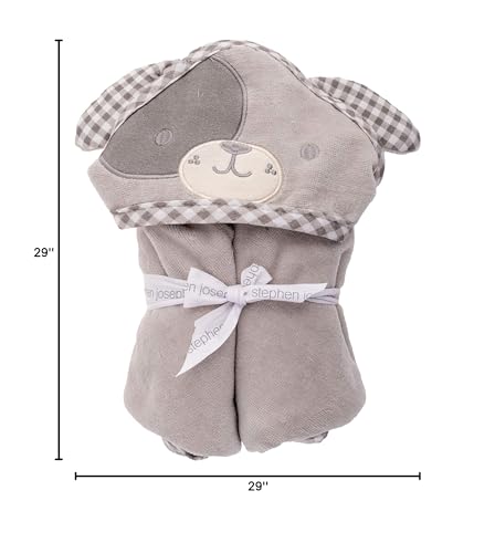 Image of Stephen Joseph Hooded Bath Towel, Puppy