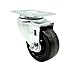 Swivel Caster with 3 Inch Phenolic Wheel with Roller Bearing ? 300 lbs. Capacity Per Caster ? 3-1/8 Inch x 4-1/8 Inch Overall Top Plate ? Service Caster Brand