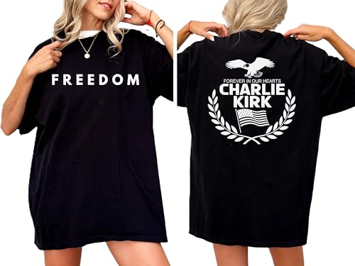 Charlie Kirk Freedom Shirt, Charlie Kirk t Shirt, Charlie Kirk tee, Justice for Charlie Kirk Shirt, Charlie Kirk Quote Shirt Freedom Multicolor3