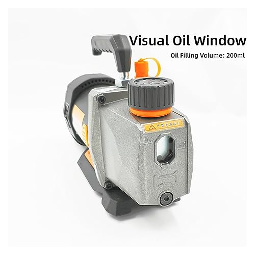 Bomba de vacío de 18 V con batería de litio, 5 Pa, 80 W, 2,5 CFM, entrada de aire de 1/4", para refrigeración, automóvil y aire acondicionado doméstico miniatura 5