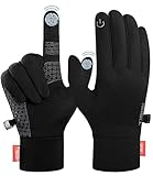 PULIOU Guantes Invierno Impermeables por Hombre y Mujer, M