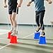 Pumtus 4 Pairs Plastic Bucket Stilts, Balancing Bucket Cup with Adjustable Rope, Walking Platform Stilt, Indoor Outdoor Stepper Equipment for Balance Coordination Sensory Training, Obstacle Course