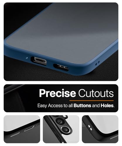 Image of WOW IMAGINE Shockproof Hybrid Back Cover for Motorola Moto Edge 50 Fusion 5G | Moto G96 5G | Hard Slim fit Back Case | PC & TPU | Clear Transparent Case - Blue