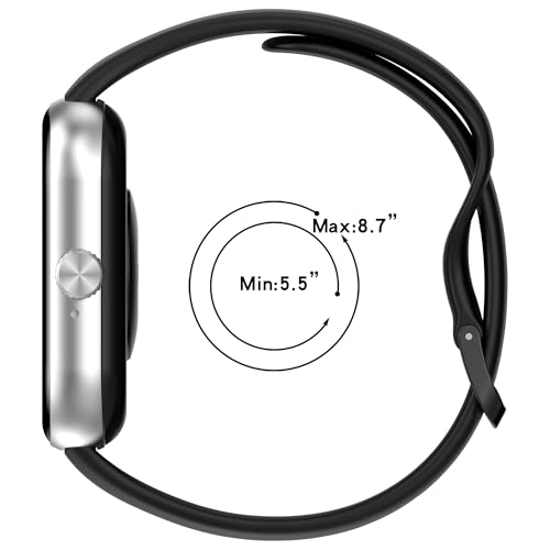 Image of Wisely Adjustable Silicon Band Strap for Redmi Watch Move Straps Watch Silicone Replacement Band Bracelet