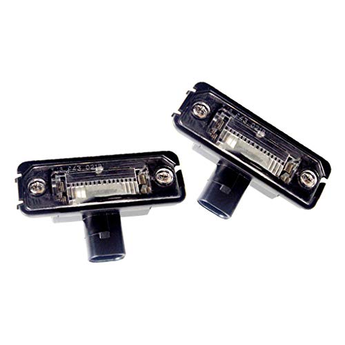 1 Licencia Par del automóvil del LED luz de la Placa de Accesorios 1J6943021B reemplazo para Golf Jetta 4 Passat B6