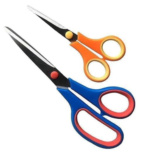 Grow Avadh Stainless Steel Multipurpose Scissors Set of 2 | Sharp