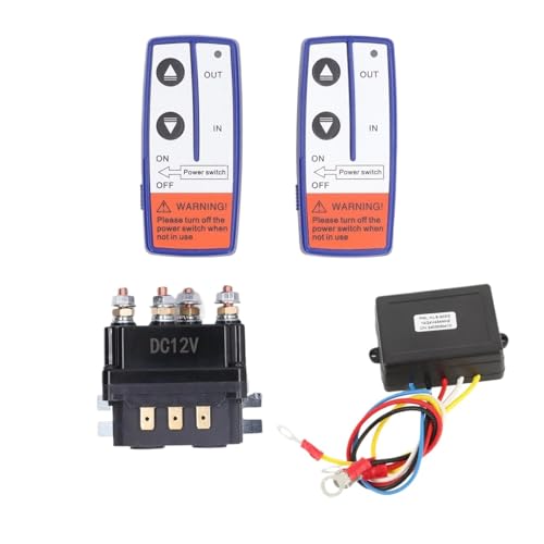 Relais de treuil 12V 250A avec télécommande sans fil pour véhicule