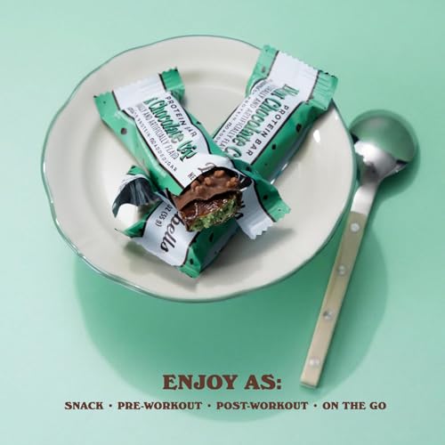 Image of Barebells Mint Chocolate Crisp Protein Bar - 20g Protein - No Added Sugar - 12 x 55g High Protein Snack - Post Workout Snack (Pack of 2)