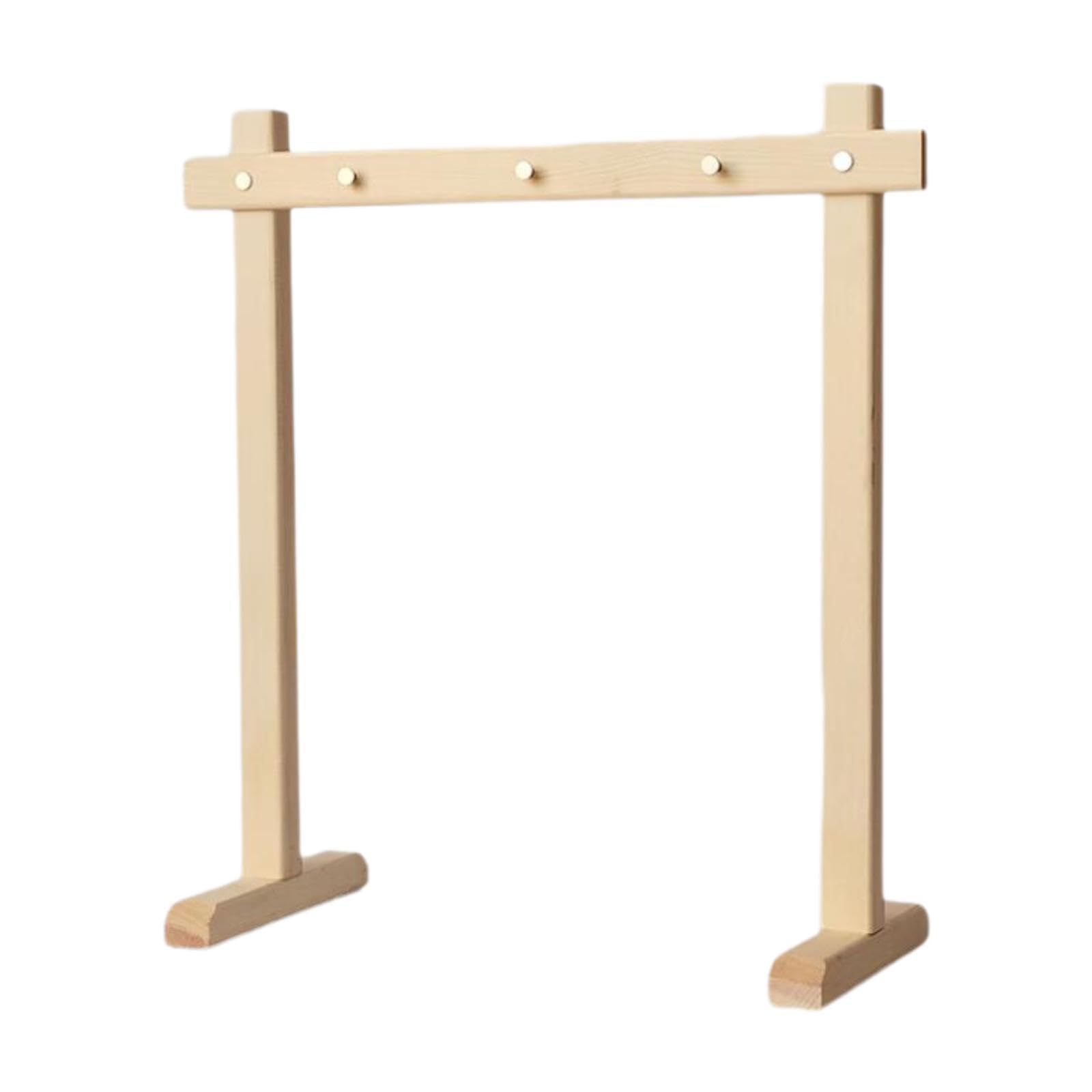 Estructura de Madera para Soporte de Gong y Exhibición de Joyas, L