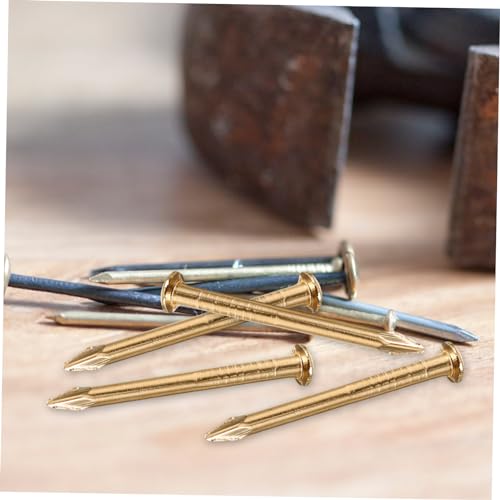 Clavos de latón 100 pcs para bisagra de muebles y ensamblaje de cajas miniatura 3