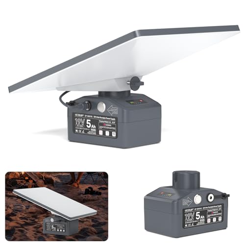 EDUP Starlink Mini Battery Pack, Outdoor Waterproof Rechargeable Battery Power Supply 19V/ 5Ah/ 95Wh, Plug and Play, Portable Mount for Starlink Mini Dish