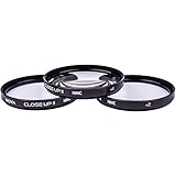 Hoya Close-Up Kit – Filter Set for Macro Photography (+ 1, 2, 4, 82 mm Black