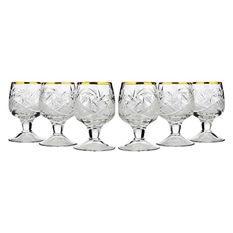 Juego de 6 vasos de chupito de cristal Neman WG5290G-X Cover