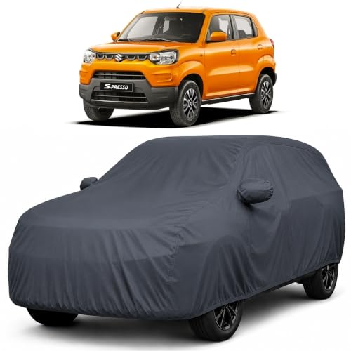 Image of Autofact Premium Car Cover for Spresso | All Weather Waterproof Full Body Car Cover | Light-Weight Triple-Stitched Outdoor Shield with UV Protection, Dustproof & Heat-Resistant
