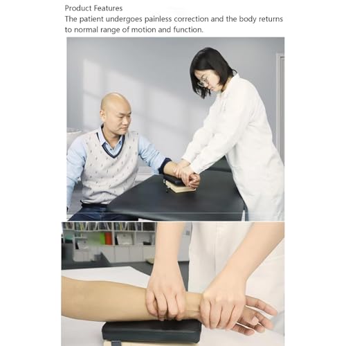 Tablero de ajuste quiropráctico, tablero de descenso para extremidades, fuerza de compresión ajustable, altura de descenso: 8 cm, alivia el dolor en hombro, codo, rodilla, tobillo y muñeca miniatura 6