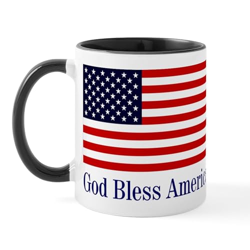 CafePress God Bless America Mug 11 oz (325 ml) Ceramic Coffee Mug