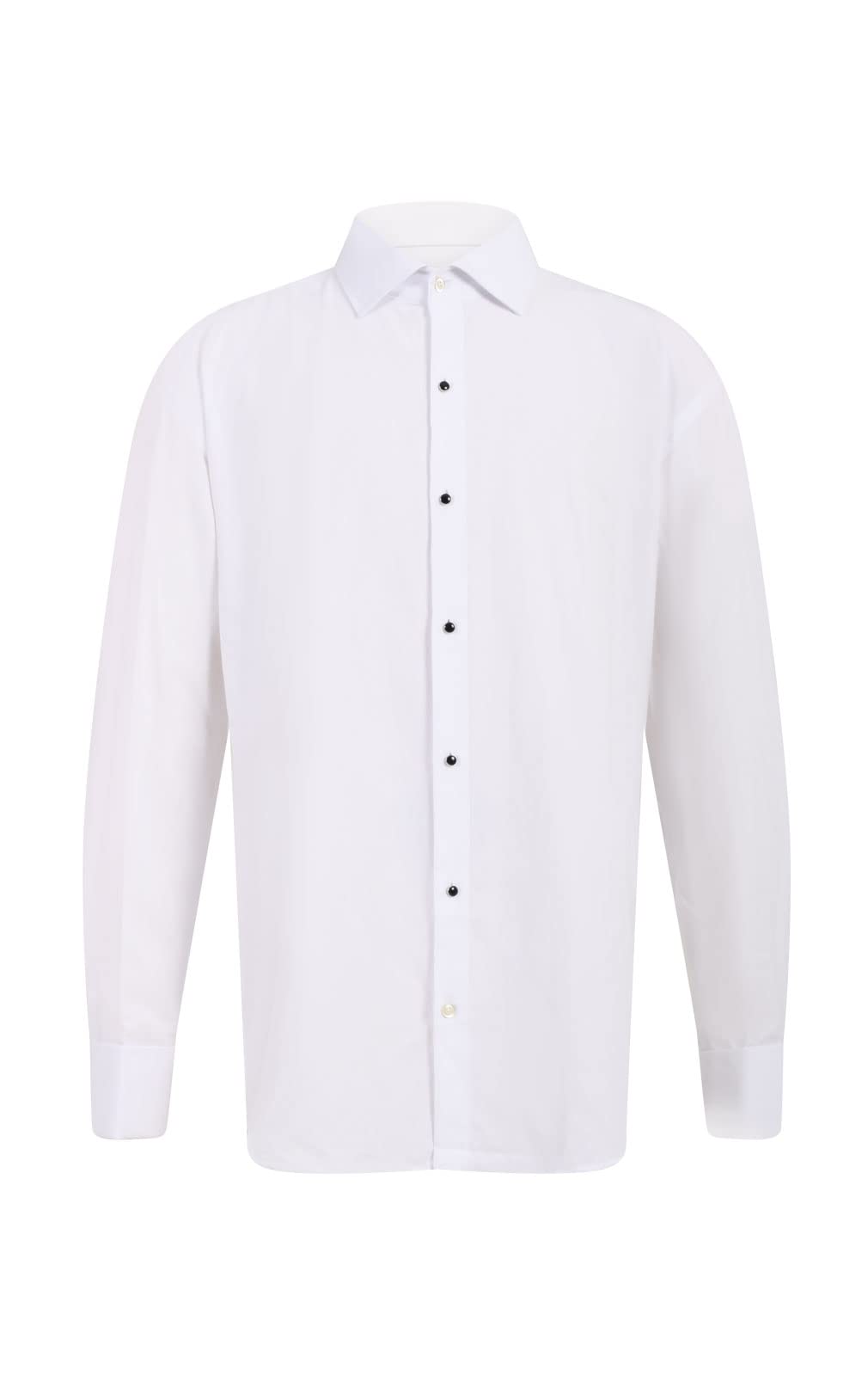 Dobell Men's Dress Shirt - White - 17.5 in