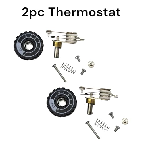 Image of ZENITH Thermostat Set for Silver Star Steam Iron ES-300L and ES-300, Thermal Controller (Thermostat 2 pc)