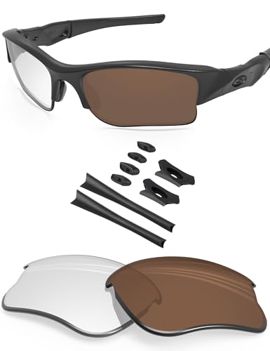 Image of BLAZERBUCK Replacement Lenses & Sock Kit for Oakley Flak Jacket XLJ Sunglass